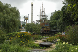 Garten im Vergnügungspark Tivoli