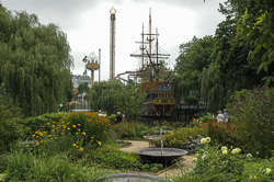 Garten im Vergnügungspark Tivoli