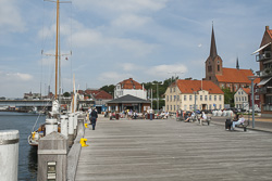 Hafenpromenade von Sonderburg auf Alsen