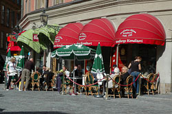 Stockholm Straßencafé